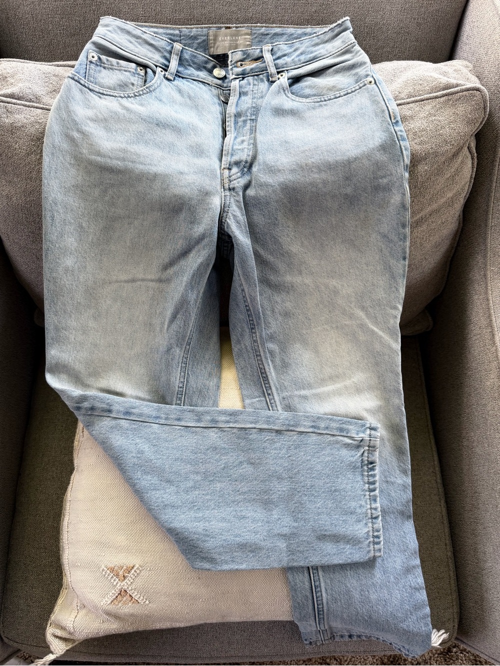 Everlane Light Blue Straight Leg Jeans